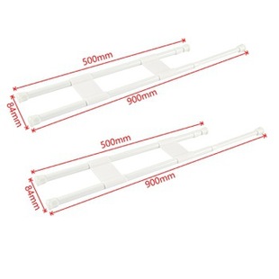 Factory supply RV supplies accessories refrigerator telescopic rod adjustable holder RV refrigerator expansion storage rack