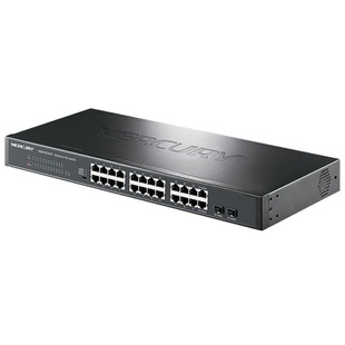 Mercury MSG26CP Full Gigabit Ethernet PoE Switch 24 Port PoE 2SFP 24 Port High Power POE