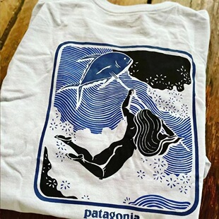 Pata Vintage Outdoor Mountaineering Sports Cotton Short Sleeve Men and Women Couple T-Shirt Short Sleeve