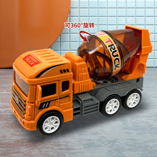 New large children's engineering truck fire truck toy car boy inertia car digging excavator toy car model