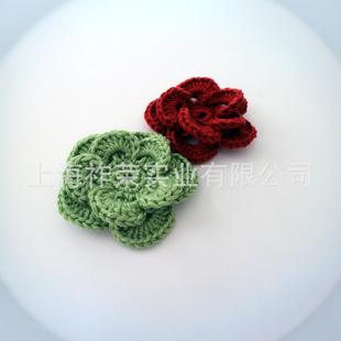 Supply hand hook bow wool flower hand crochet flower. Hook a flower. Hand-knitted flowers. Variety of styles