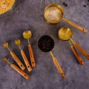 in stock high quality stainless steel measuring spoon 8 piece set size measuring cup suit baking tools measuring cup with scale manufacturers