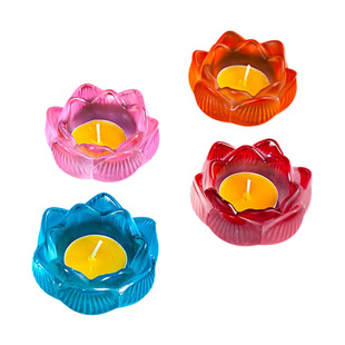 DIY crystal glue mold 428C Zen lotus candle candle holder lotus storage box mold spot wholesale