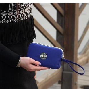 Fabric Women's Hand Bag Three-Layer Zipper Coin Purse Women's Long Hand Bag Large Screen Mobile Phone Bag Key Mom Shopping Bag