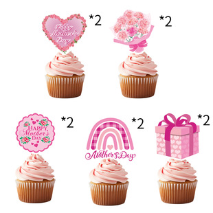 Mother'sDay Theme Flag Banner Jincong Mother'sDay Spiral Char Mother'sDay Mother'sDay Cake Insert