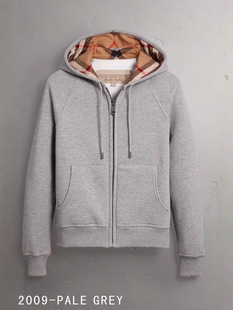 Cross-border European and American stations can order embroidered logo high quality British style hooded women's sweater autumn and winter women's jacket full cardigan