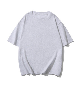Heavy 230g high quality Little Red Book Live popular short-sleeved T-shirt women's summer New slightly off-shoulder couple's top