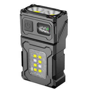 LED Flashlight Strong Light Super Bright Charging Portable Long Endurance Cap Lamp Outdoor Special Multifunctional COB Work Lamp
