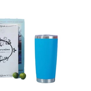 Трансграничный 20oz из нержавеющей стали термос чашка двухслойный утолщение удобная наружная машина печатный логотип вакуумная чашка оптом