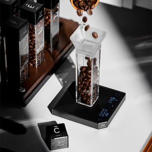 MUVNA Muweina Metal Intelligent Electronic Scale Italian Hand-made Coffee Bean Electronic Weighing Automatic Timing Scale