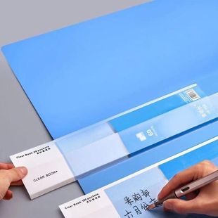Thickened data binder transparent folder a4 multi-layer data book office supplies file storage bag wholesale