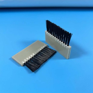 Small Brush Industrial Flat Cleaning Soft Brush Dust Removal Plastic Wear-Resistant Plastic Pvc Hair Transplant Brush Does Not Shed Hair
