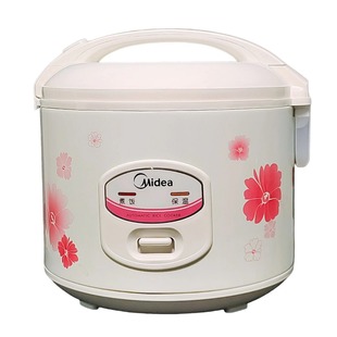 Рисоварка Midea, классическая бытовая, 4 л, механическая, многоместная рисоварка большой емкости с антипригарным покрытием YJ408J