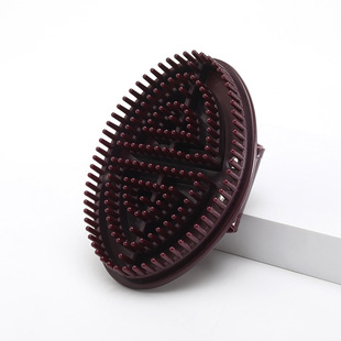 Versatile Brush Essential Oil Massage Brush Body Universal Dredge Belly Abdominal Scraping Capricorn Soft Brush with Magnetic Five-element Silicone