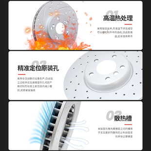 Factory wholesale brake drum brake disc auto parts export quality car car logo 407 brake disc