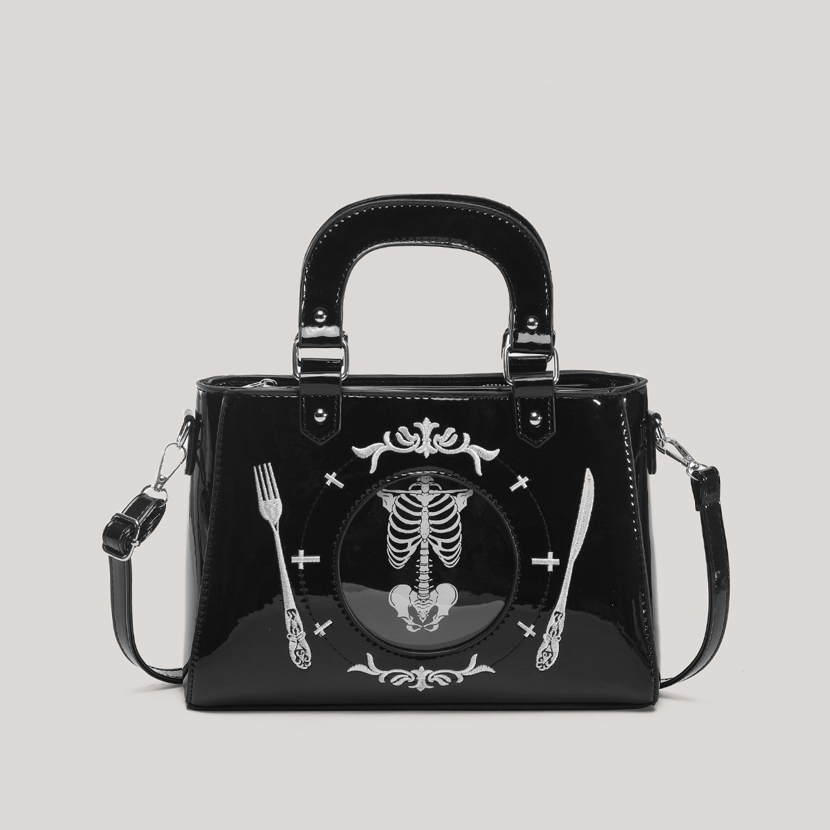 Japanese-style snack bone bag, new 2024 design, sweet and cool, sexy, single shoulder/underarm bag, anime girl commuter bag.