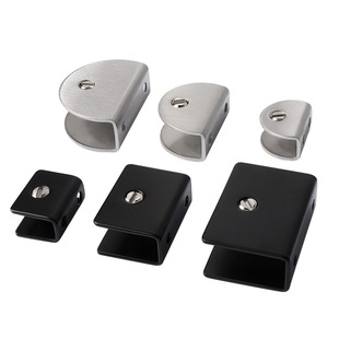 Stainless Steel Glass Clip Bracket Glass Clip Fixing Accessories Clip Laminar Clip Fixing Clip Semi-circular Square Glass Holder