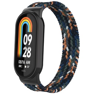 holdmi suitable for millet bracelet 8 plastic head + nylon braided rope strap Sports single loop one-piece wristband