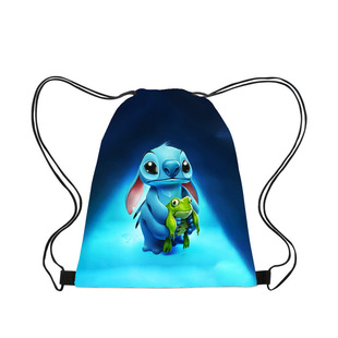 Factory direct stitch stitch drawstring pocket shoulder drawstring storage bag sports backpack drawstring bag basketball