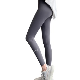 6107 Sanding Shark Pants for Autumn and Winter Non-marking Outer Wear High Waist Tight New Arrival Belly Tinting Hip Yoga Barbie Pants Warm