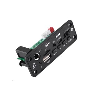 JQ mp3 decoder board bluetooth module power amplifier board 2*3w/5w 5v power supply MIC microphone interface recording