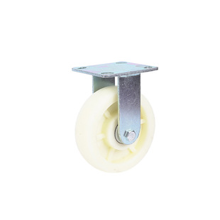 4 inch 5 inch 6 inch 8 inch heavy duty white nylon caster flatbed cart shopping mall cart universal directional brake caster