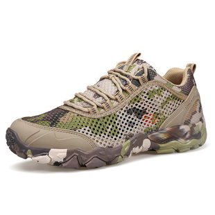 U7Q Hantu Mountaineering Shoes New Spring and Summer Men's Shoes Breathable Mesh Deodorant Casual Shoes Outdoor Wading Tracing