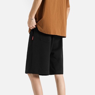 Beach Pants Summer Outer Wear Teenagers Straight Casual Sports Shorts Men's Loose Five-point Pants Thin