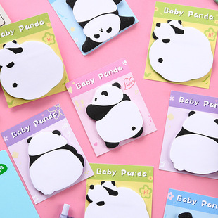 Panda Menter Paper Мультяшная бумага для заметок Сильная липкая заметка ins Креативный продвинутый смысл для заметок