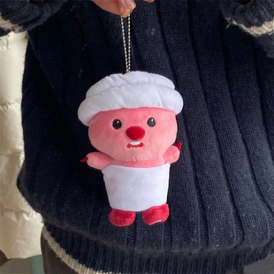 in stock 15CM Little Beaver Doll Hanging Headgear Loopy Ruby Keychain Bag Hanging Headgear high quality