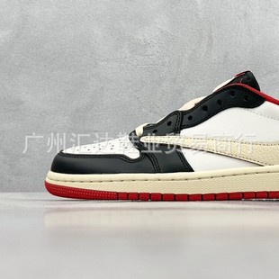 Трансграничный Travis Scott x aj1 кобардный низкий банд повседневные кроссовки темно-коричневый первый CQ4277