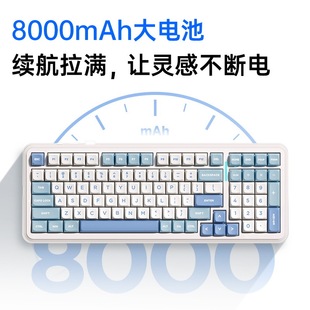 Игровая беспроводная Bluetooth выделенная из трех моделей 99 киберспорта MCKHO механическая клавиатура пользовательская Maai V2SE боковая гравировка