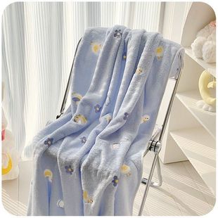 Nai Huhu Coral Fleece Blanket Lunch Break Office Dormitory Blanket Single Student Quilt Nap Cover Blanket Bed Sheet