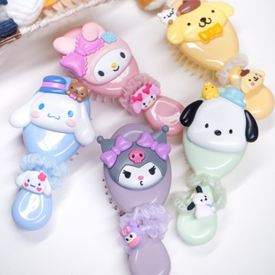 Sanrio massage comb air bag comb massage portable cute comb air cushion comb cartoon comb for women baby