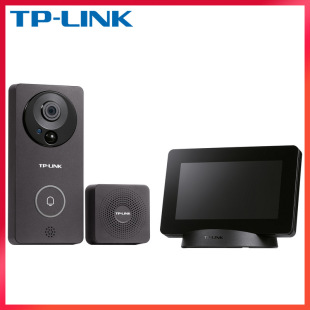 TP-LINK HD electronic cat eye DB52C intelligent induction visual doorbell punch-free camera with display