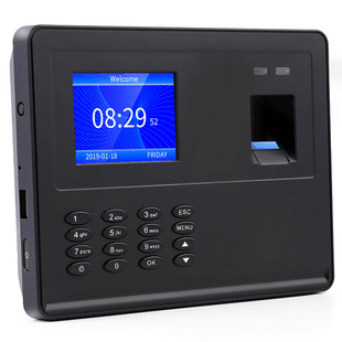Youku F02 Fingerprint Attendance Machine Chinese and English Spanish Portuguese Export Employee Sign-in Finger Punch Machine