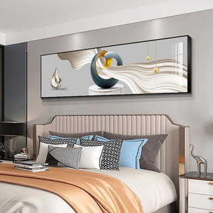 Bedroom Bedside Decorative Painting Modern Simple Master Bedroom Warm Mural Hotel Hotel Background Wall Light Luxury Hanging Painting