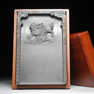 Anhui She Yan Lao Keng Inkstone Calligraphy Special Natural Original Stone Mill Ink Inkstone Four Treasures of the Study