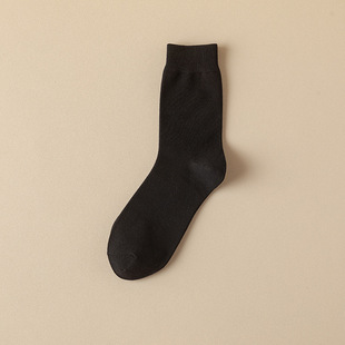 Anti-Pilling combed cotton socks men's mid-barrel spring and autumn cotton socks sweat-absorbent breathable wear-resistant deodorant men's stockings business socks