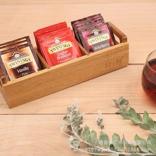 Коробка для хранения кофе в офисе из массива дерева