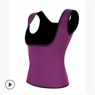 Cross-border Belly Tinker Bodybuilding Women's Chest Tinker Belly Fat-burning Fitness Body Shaping Top Sports Vest