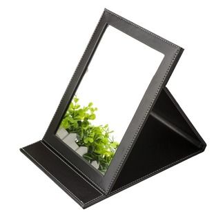 Foldable Large A Cosmetic Mirror Portable Table Mirror PU Leather Desktop Cosmetic Mirror Spot