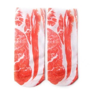 Cross-border temu TikTok Explosions Flip Flops Socks 3D Three-dimensional Printed Socks Fun Socks Canvas Shoes Funny Nail Socks