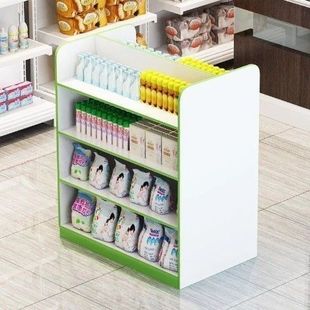 New Maternal and Infant Store Shelf Pregnant and Infant Milk Powder Display Cabinet Wooden Island Cabinet Toy Pet Pharmacy Shelf Display Rack