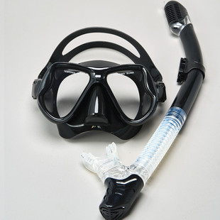 Anti-Fog Deep Diving Mask, Fully Dry Snorkel Set, Snorkeling Swimming Mask, Silicone Cross-Border Adult Diving Mask
