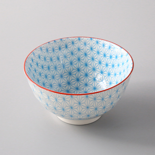 Ceramic Bowl 4.5inch Home Creative Stylish Wholesale Rice Bowl Scandinavian Small Soup Bowl Eating Bowl Underglaze Color Tableware