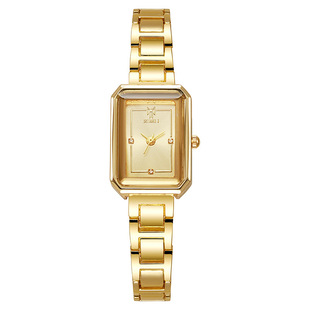 2024 New Ladies Cross-border Hot Sale Small All-match Thin Strap Quartz Watch Square Watch Wholesale
