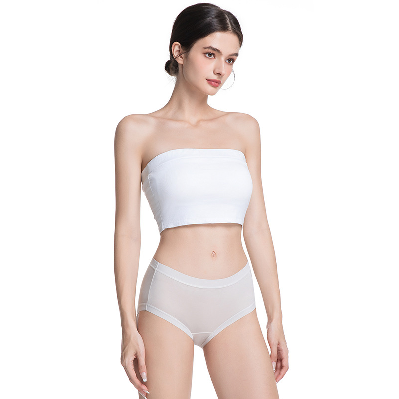 100-count Lenzing Tencel Lyocell women's underwear, lightweight and breathable, 10A antibacterial silk crotch, plus size women's underwear.