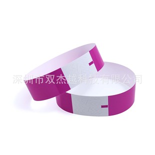 Spot Disposable Bracelet Vip Cross-Border Supply Amusement Park Concert Ticket Synthetic Paper Disposable Wristband