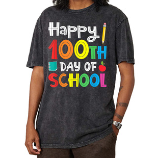 Personalized T-shirt short sleeve spring and autumn batik old men men's foreign trade graphics